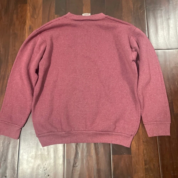 Vintage 90s Rehoboth Beach Delaware Sweatshirt Maroon Size Medium made in USA - Picture 3 of 4